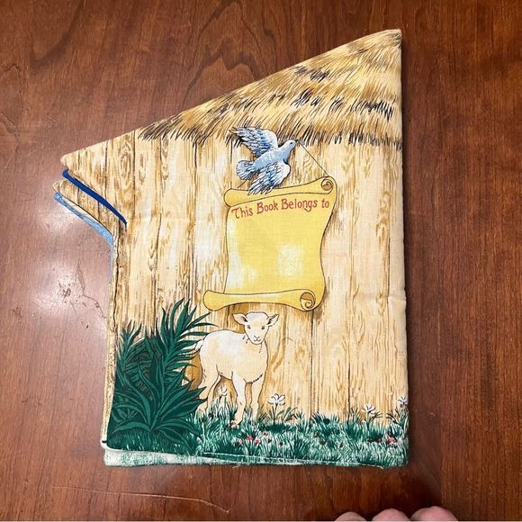 The First Christmas Soft Cloth Book Toddler Baby Holiday - Picture 5 of 8